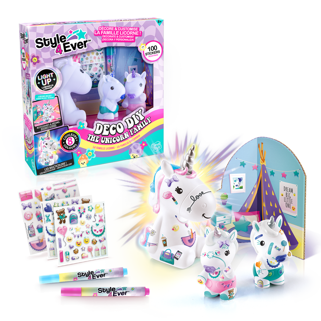 La Familia Unicornio DIY - Unicorn Family - Style 4 Ever - OFG287 - CanalToys