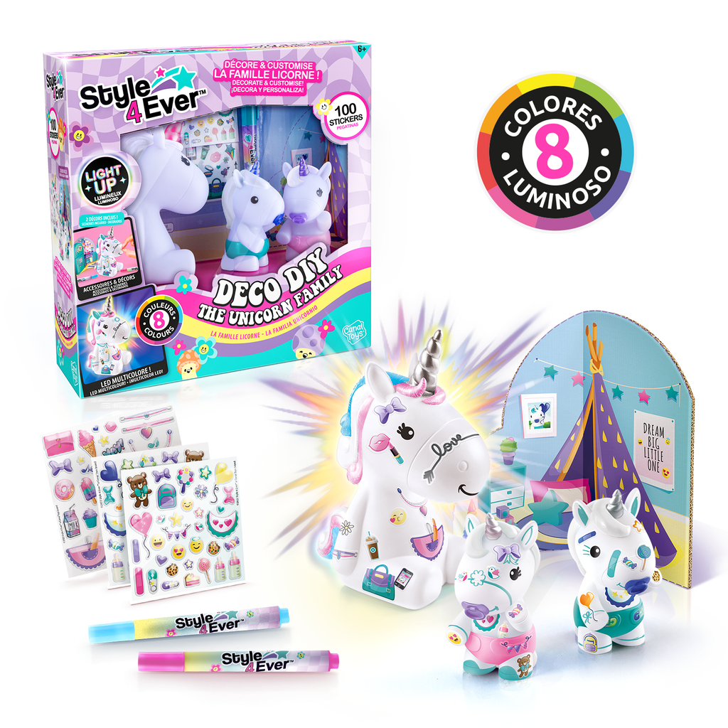 La Familia Unicornio DIY - Unicorn Family - Style 4 Ever - OFG287 - CanalToys