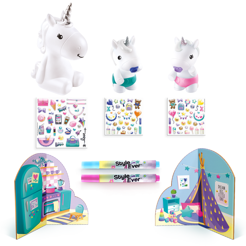La Familia Unicornio DIY - Unicorn Family - Style 4 Ever - OFG287 - CanalToys