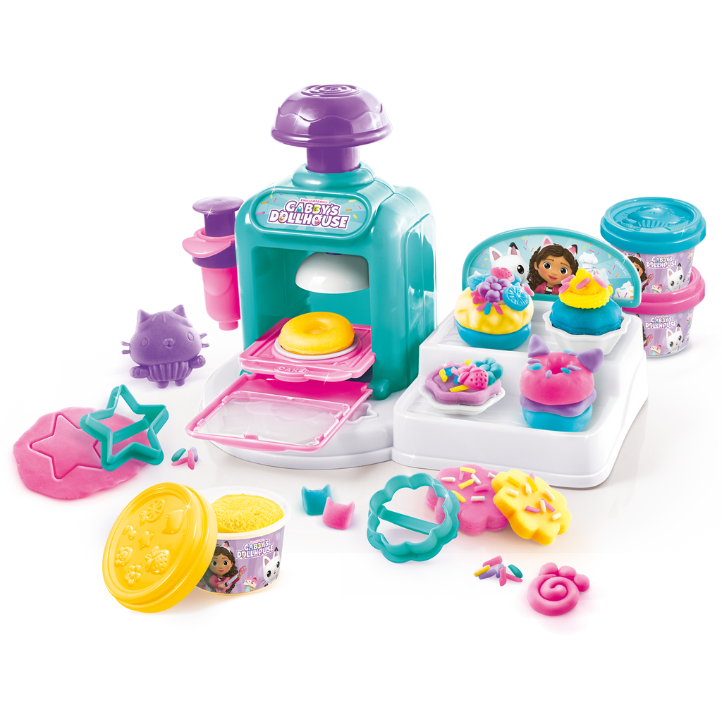 La Pastelería de Gabby - Cakey Cat's Kitchen in Dough - La Casa de muñecas de Gabby - GAB022 - CanalToys