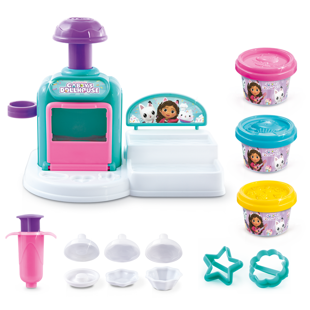 La Pastelería de Gabby - Cakey Cat's Kitchen in Dough - La Casa de muñecas de Gabby - GAB022 - CanalToys