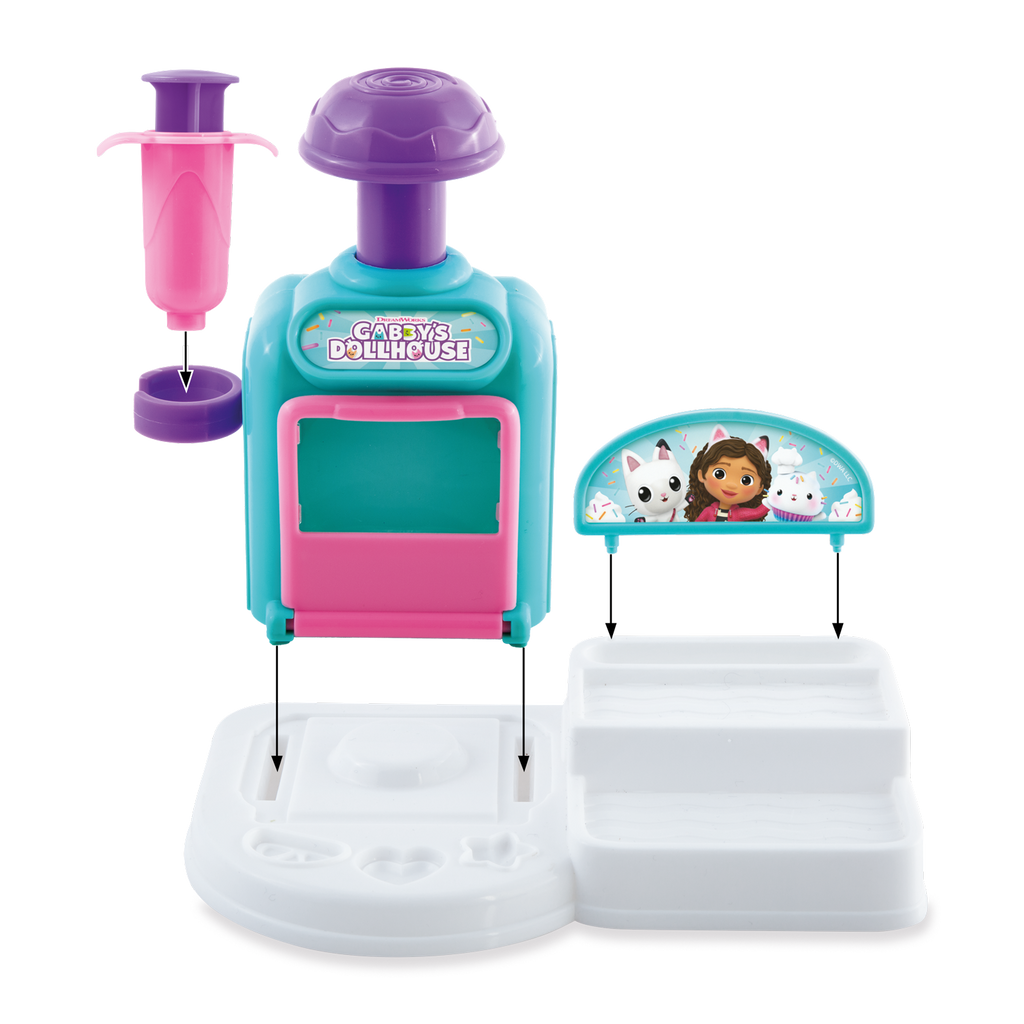 La Pastelería de Gabby - Cakey Cat's Kitchen in Dough - La Casa de muñecas de Gabby - GAB022 - CanalToys