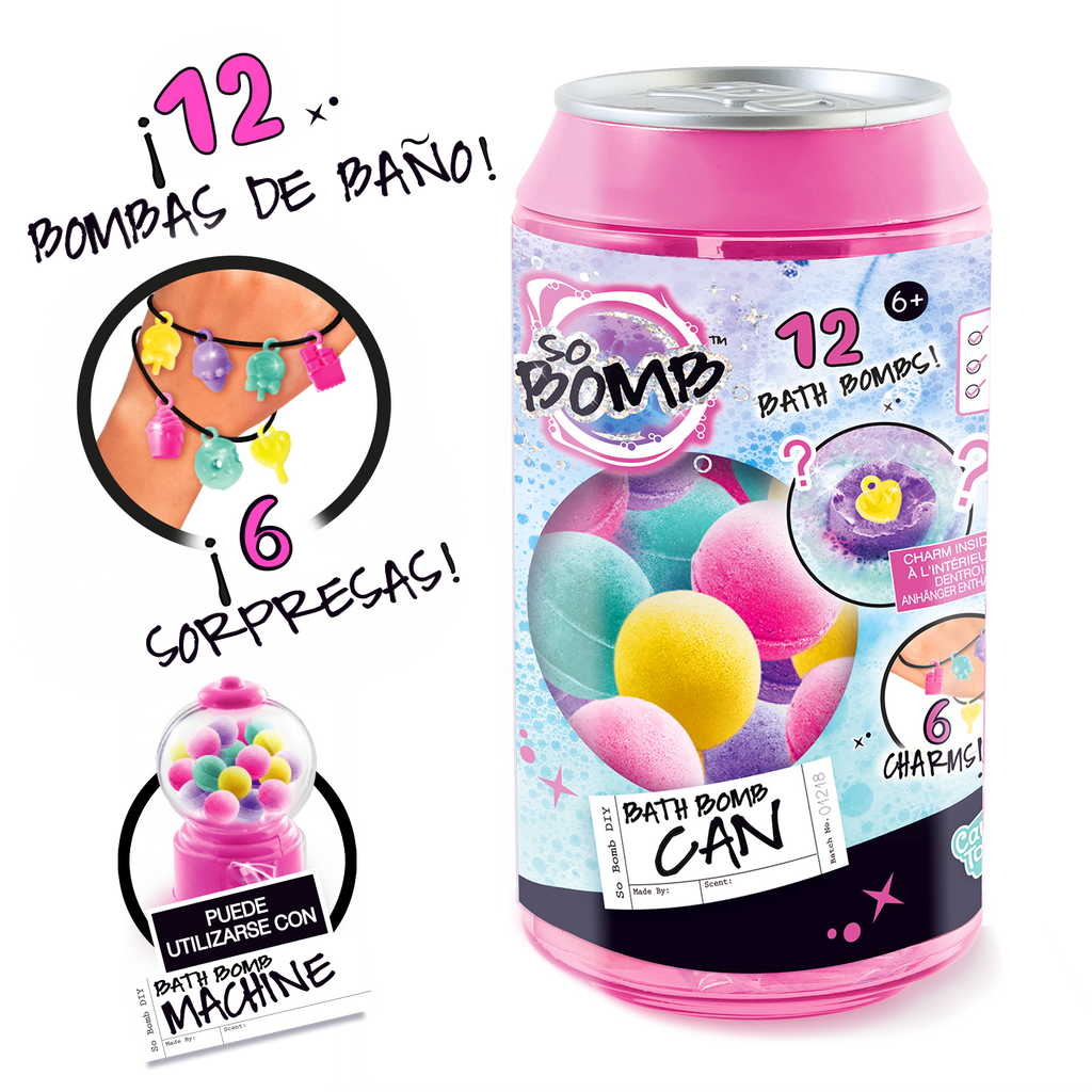 Lata de Bombas de Baño - So Bomb - CanalToys