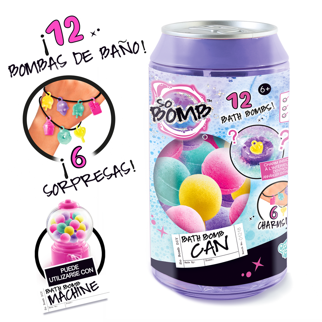 Lata de Bombas de Baño - So Bomb - CanalToys