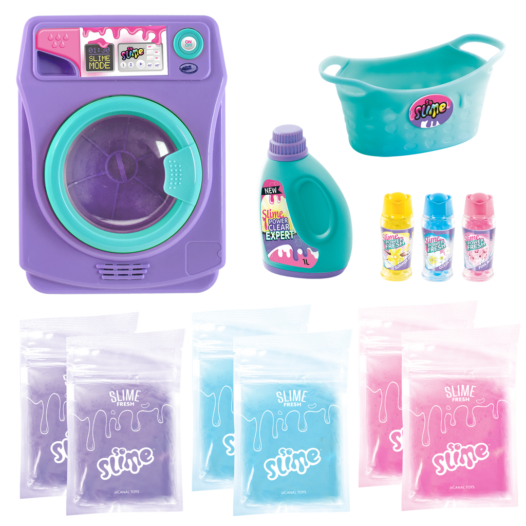 Lavadora de Slime con Aroma - Washing Machine Fresh Scent - So Slime - SSC244 - CanalToys