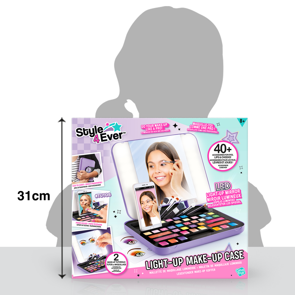 Maletín LED de Maquillaje - LED Make-Up Case - Style 4Ever - OFG247 - CanalToys