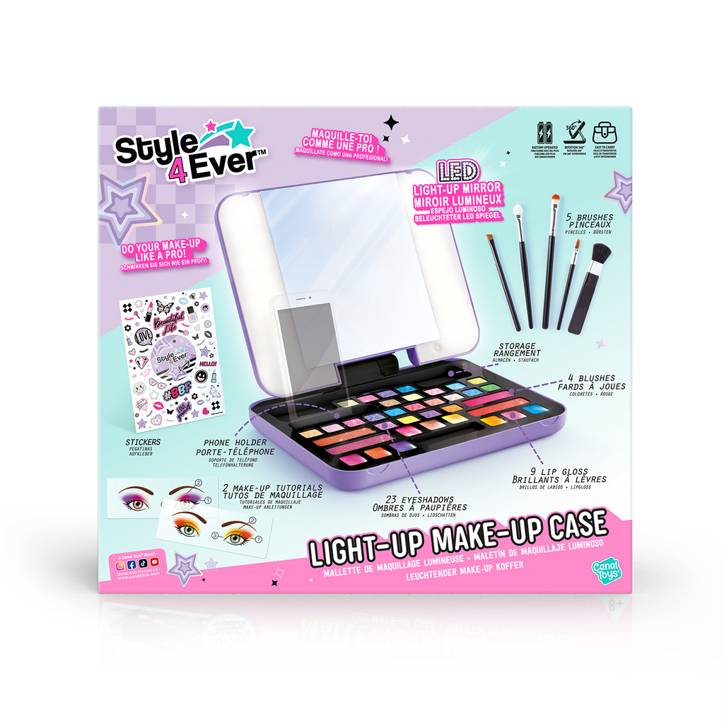 Maletín LED de Maquillaje - LED Make-Up Case - Style 4Ever - OFG247 - CanalToys