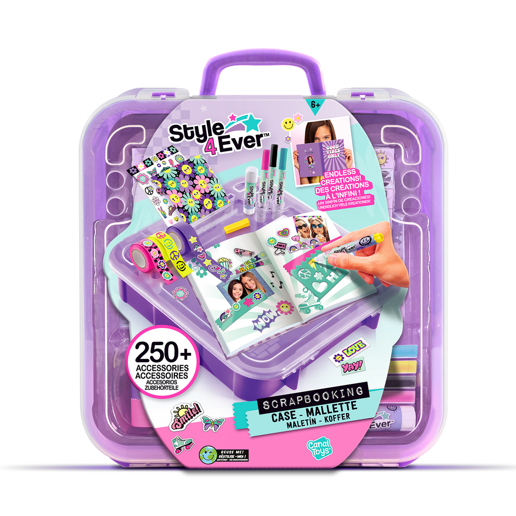 Maletín de Decoración con Diario - Scrapbooking Mega Case - Style 4 Ever - OFG289 - CanalToys