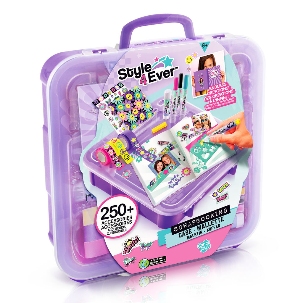 Maletín de Decoración con Diario - Scrapbooking Mega Case - Style 4 Ever - OFG289 - CanalToys