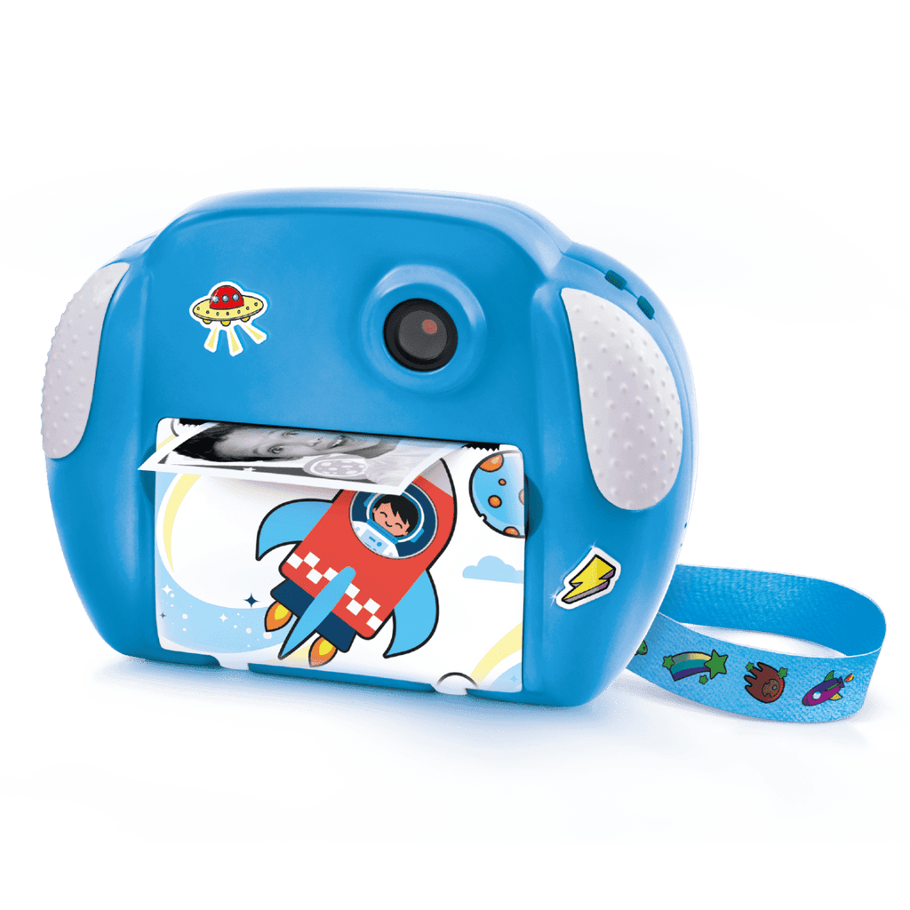 Mi Primera Cámara Instantánea 3 en 1 para niños con 4 rollos de papel y 4 Rotuladores - My Fisrt Instant Camera Photo Creator Kids - Photo Creator - CLK011 - CanalToys