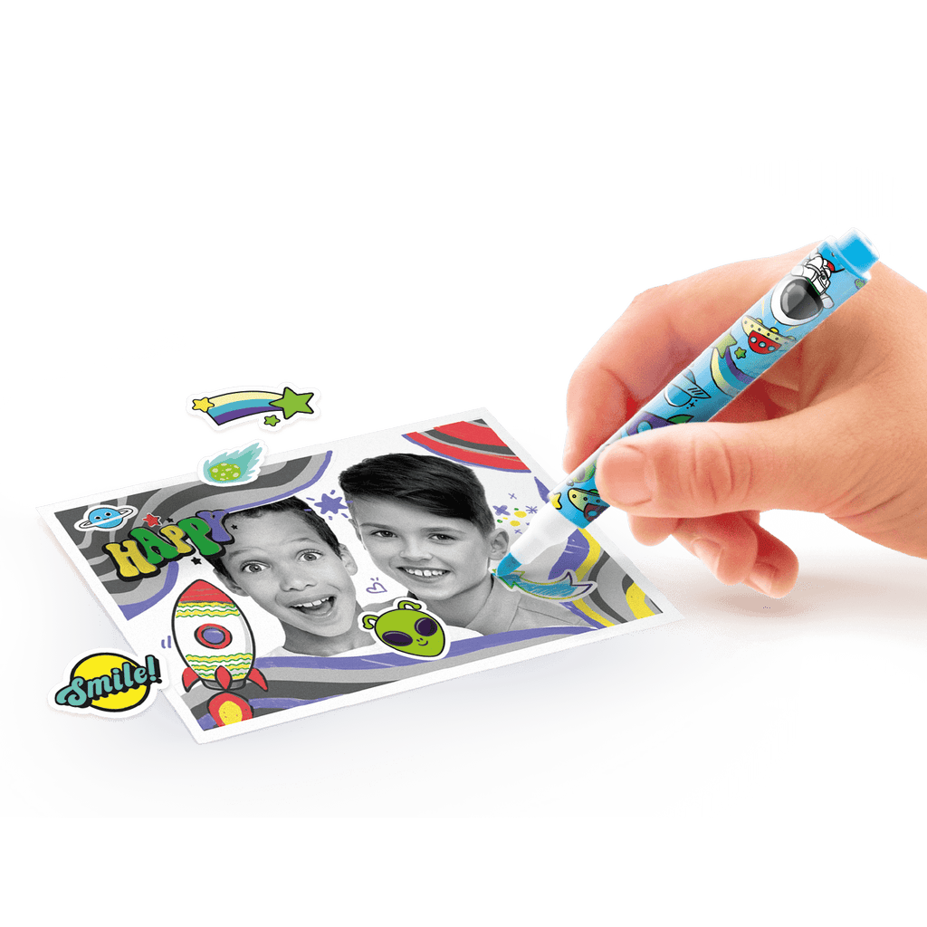 Mi Primera Cámara Instantánea 3 en 1 para niños con 4 rollos de papel y 4 Rotuladores - My Fisrt Instant Camera Photo Creator Kids - Photo Creator - CLK011 - CanalToys