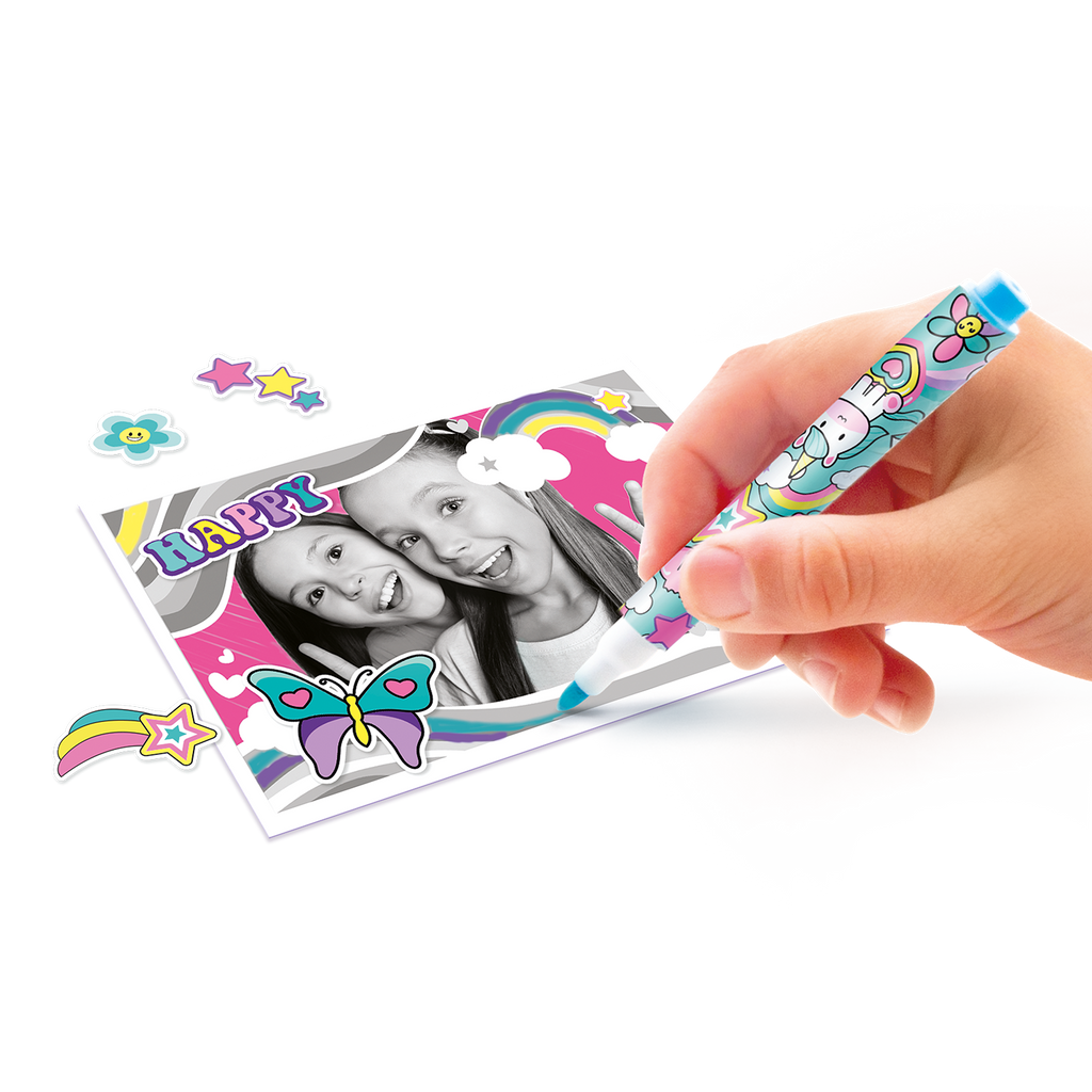 Mi Primera Cámara Instantánea 3 en 1 para niños con 4 rollos de papel y 4 Rotuladores - My Fisrt Instant Camera Photo Creator Kids - Photo Creator - CLK013 - CanalToys