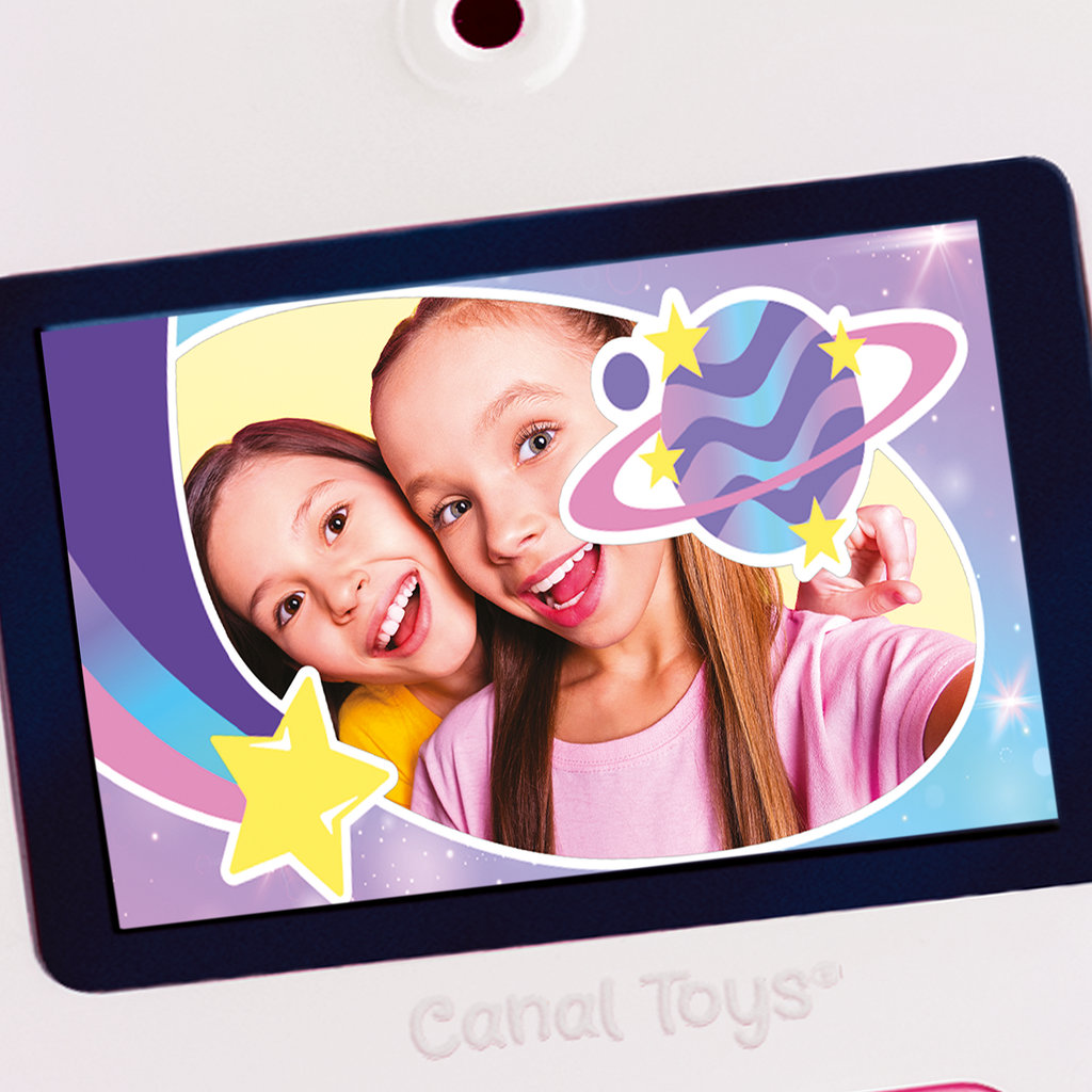 Mi Primera Cámara Instantánea 3 en 1 para niños con 4 rollos de papel y 4 Rotuladores - My Fisrt Instant Camera Photo Creator Kids - Photo Creator - CLK013 - CanalToys