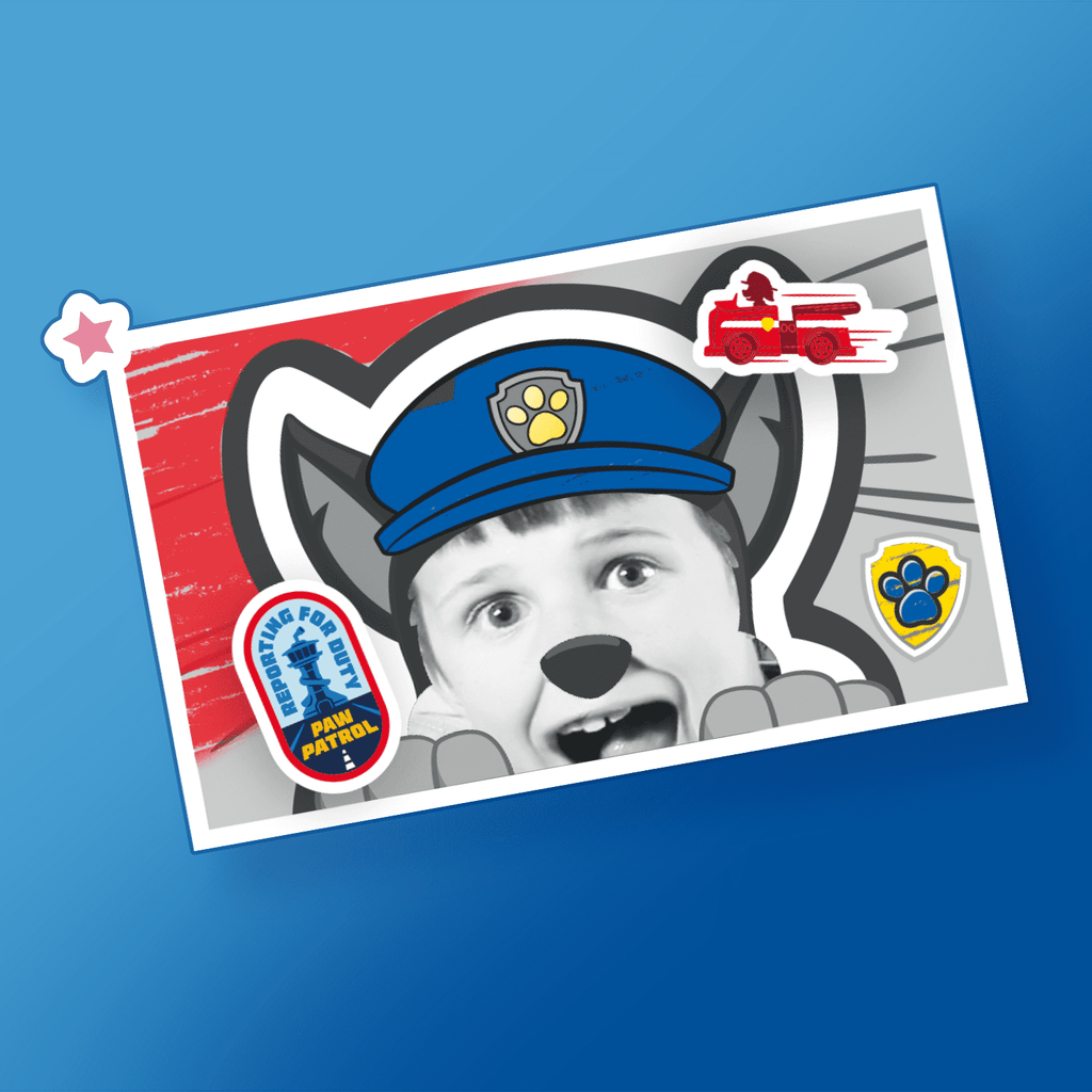 Mi Primera Cámara de Impresión Instantánea de la Patrulla Canina sin Tinta con 4 Rollos de Papel y 4 rotuladores - My First Instant Camera Paw Patrol - Paw Patrol - PPC037 - CanalToys
