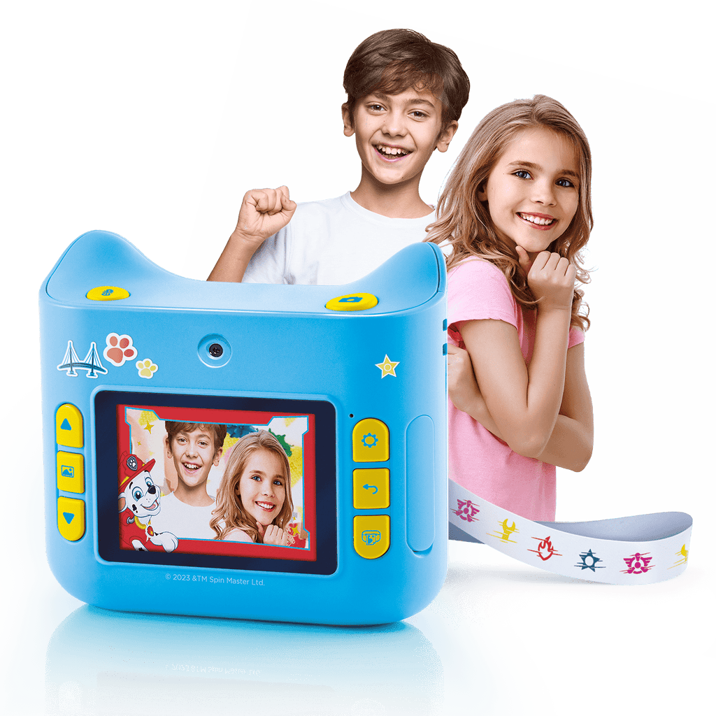 Mi Primera Cámara de Impresión Instantánea de la Patrulla Canina sin Tinta con 4 Rollos de Papel y 4 rotuladores - My First Instant Camera Paw Patrol - Paw Patrol - PPC037 - CanalToys
