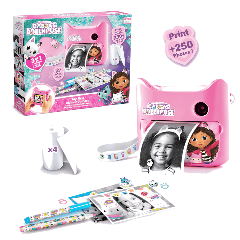 Mi primera Cámara Instantánea de Fotos - My First Instant Camera Gabby's DollHouse - La Casa de Muñecas de Gabby - GAB005 - CanalToys