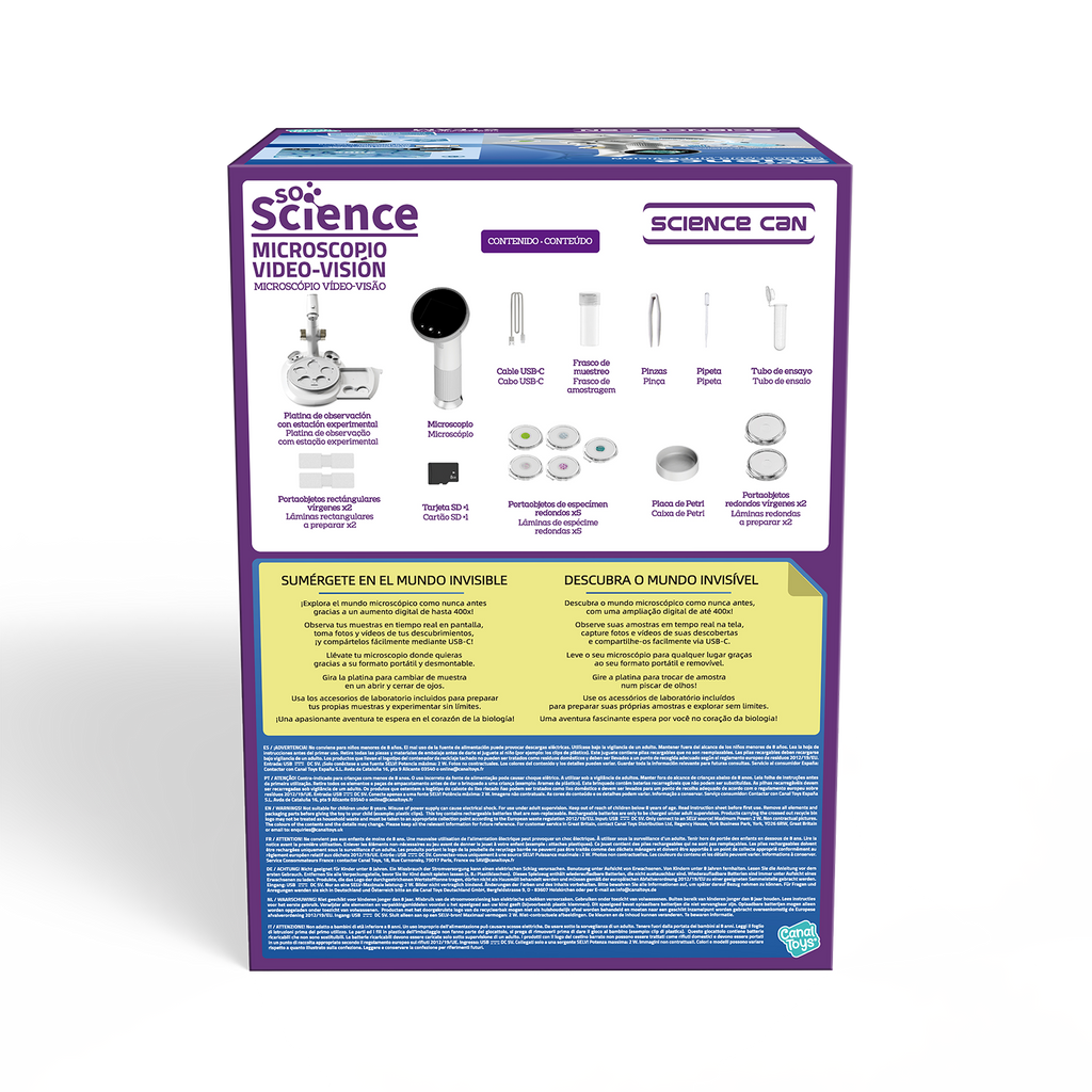 Microscopio 1000 Vision - So Science - COS007 - CanalToys