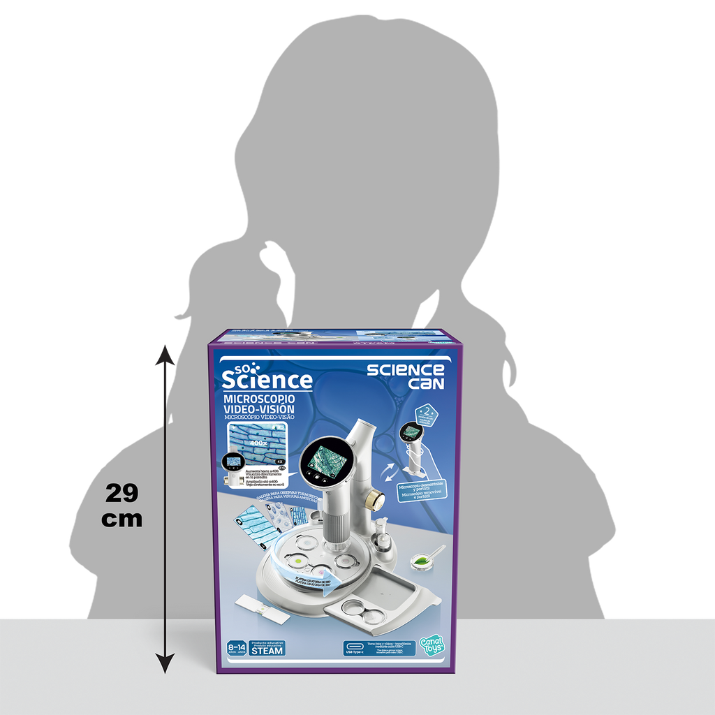 Microscopio 1000 Vision - So Science - COS007 - CanalToys