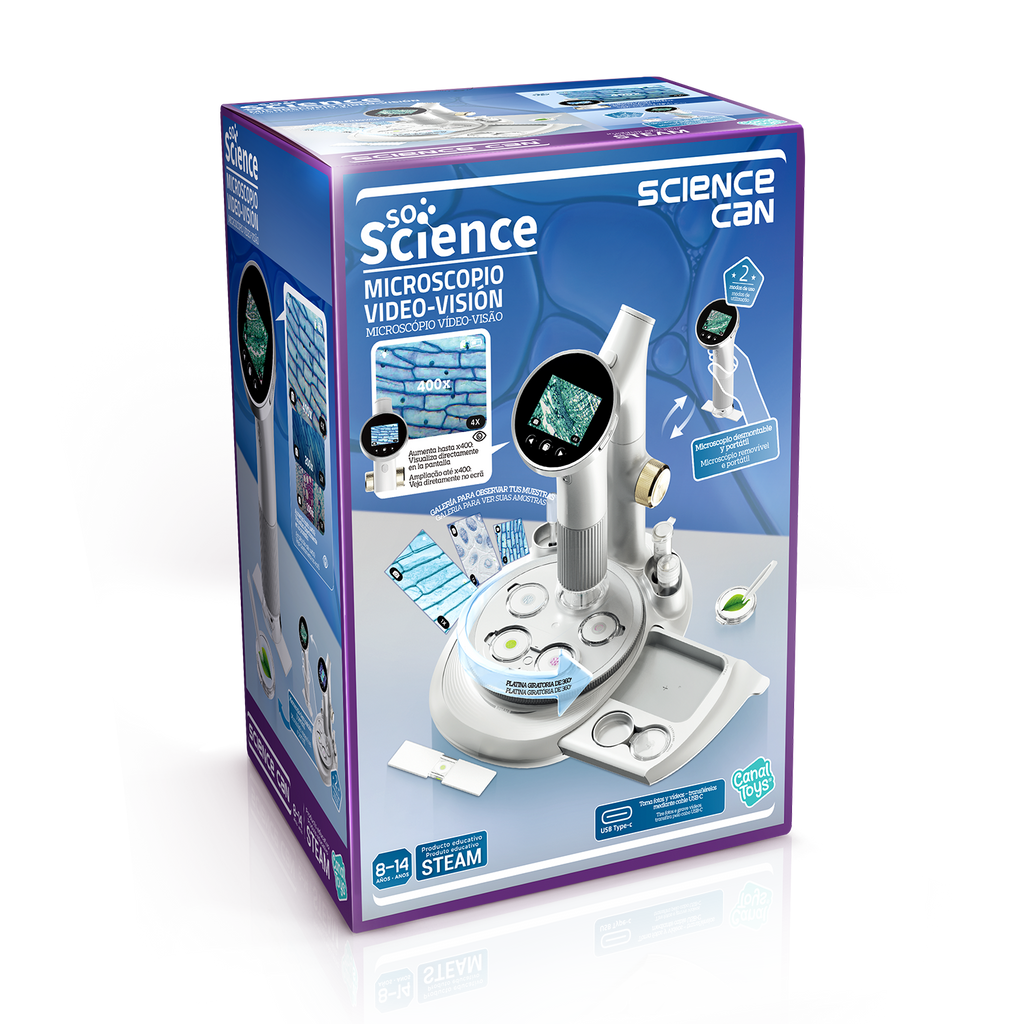 Microscopio 1000 Vision - So Science - COS007 - CanalToys