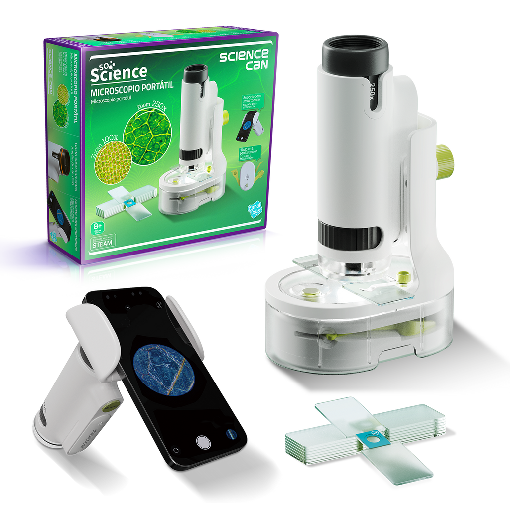 Microscopio Portátil - So Science - COS001 - CanalToys