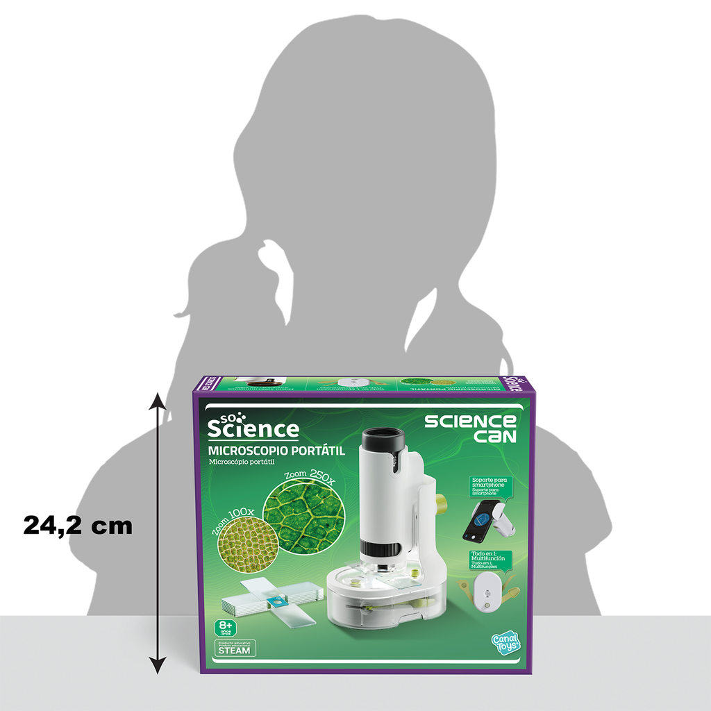 Microscopio Portátil - So Science - COS001 - CanalToys