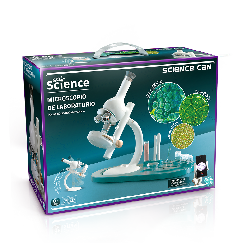 Microscopio de Laboratorio - So Science - COS004 - CanalToys
