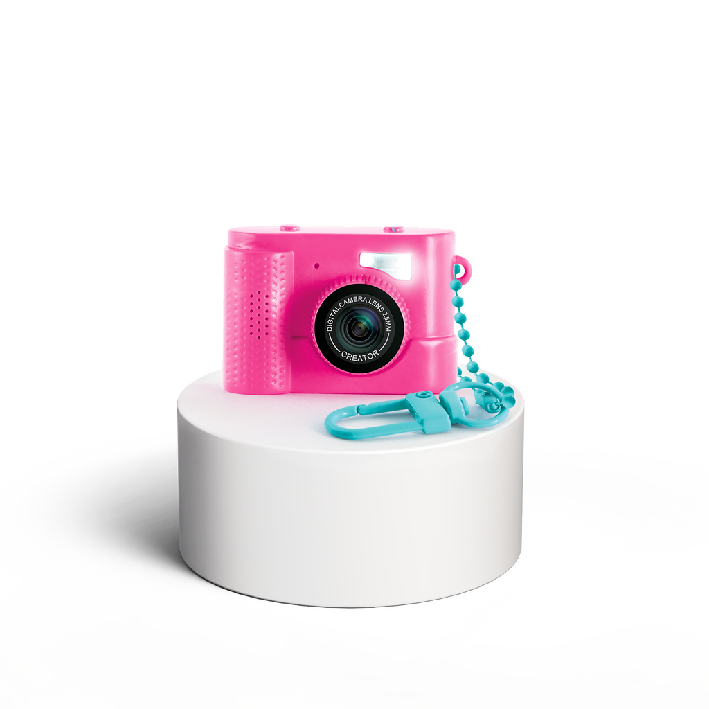 Mini Cámara Compact Rosa - Photo Creator - CLK061 - CanalToys