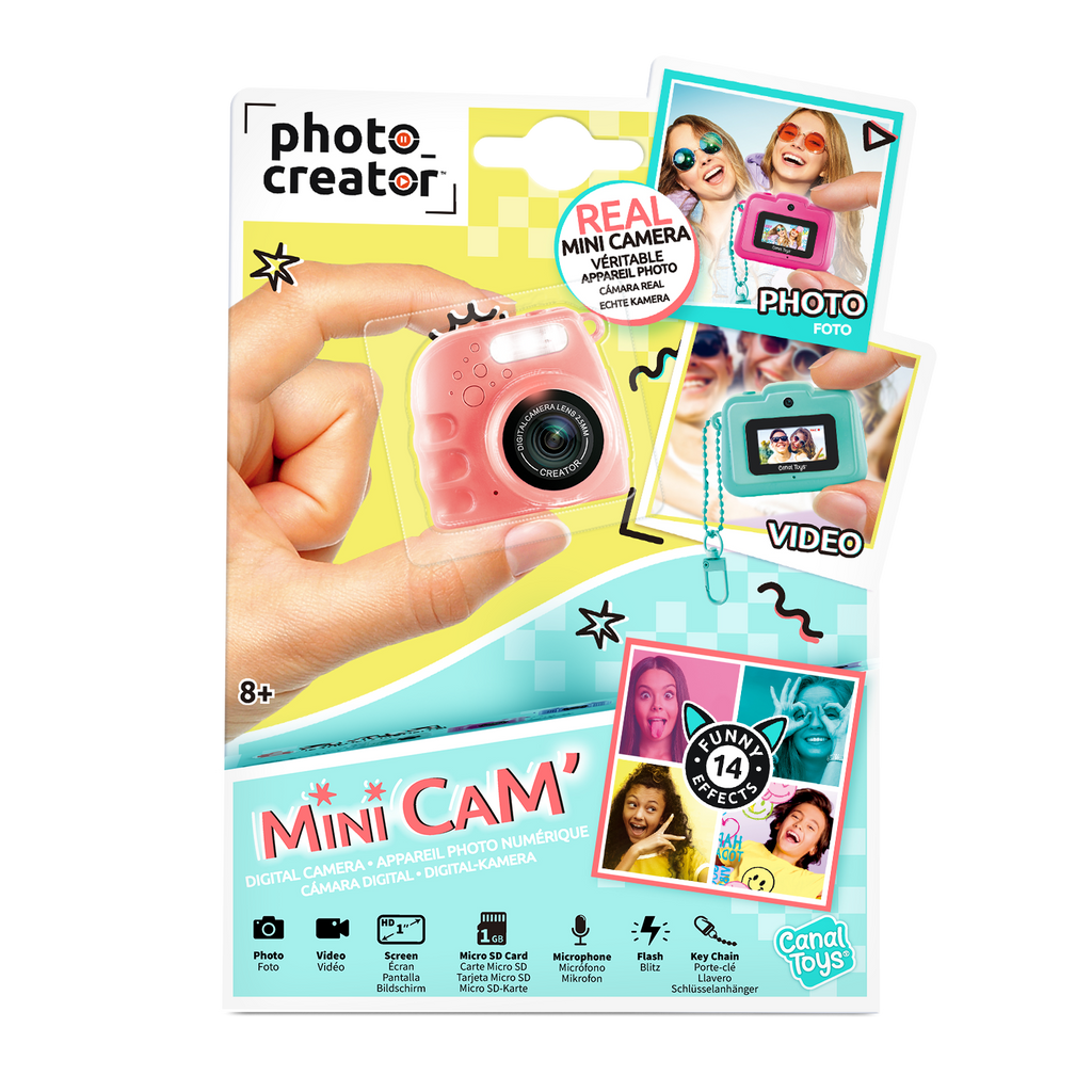 Mini Cámara Instant Naranja - Photo Creator - CLK060 - CanalToys