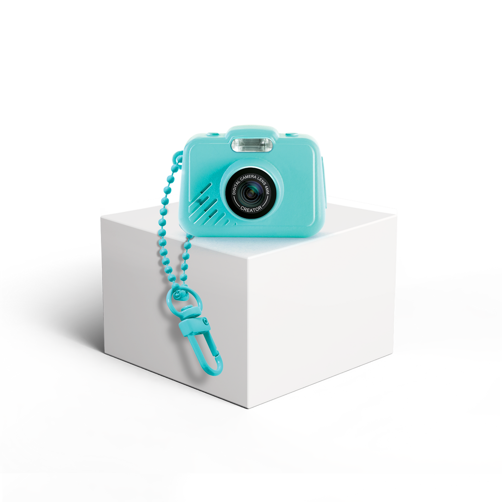 Mini Cámara Original Azul Turquesa - Photo Creator - CLK058 - CanalToys