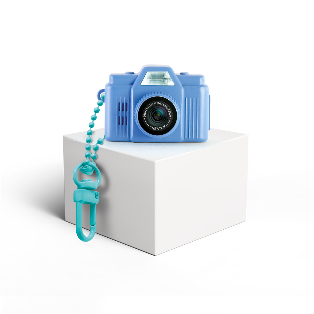 Mini Cámara Retro Azul - Photo Creator - CLK059 - CanalToys