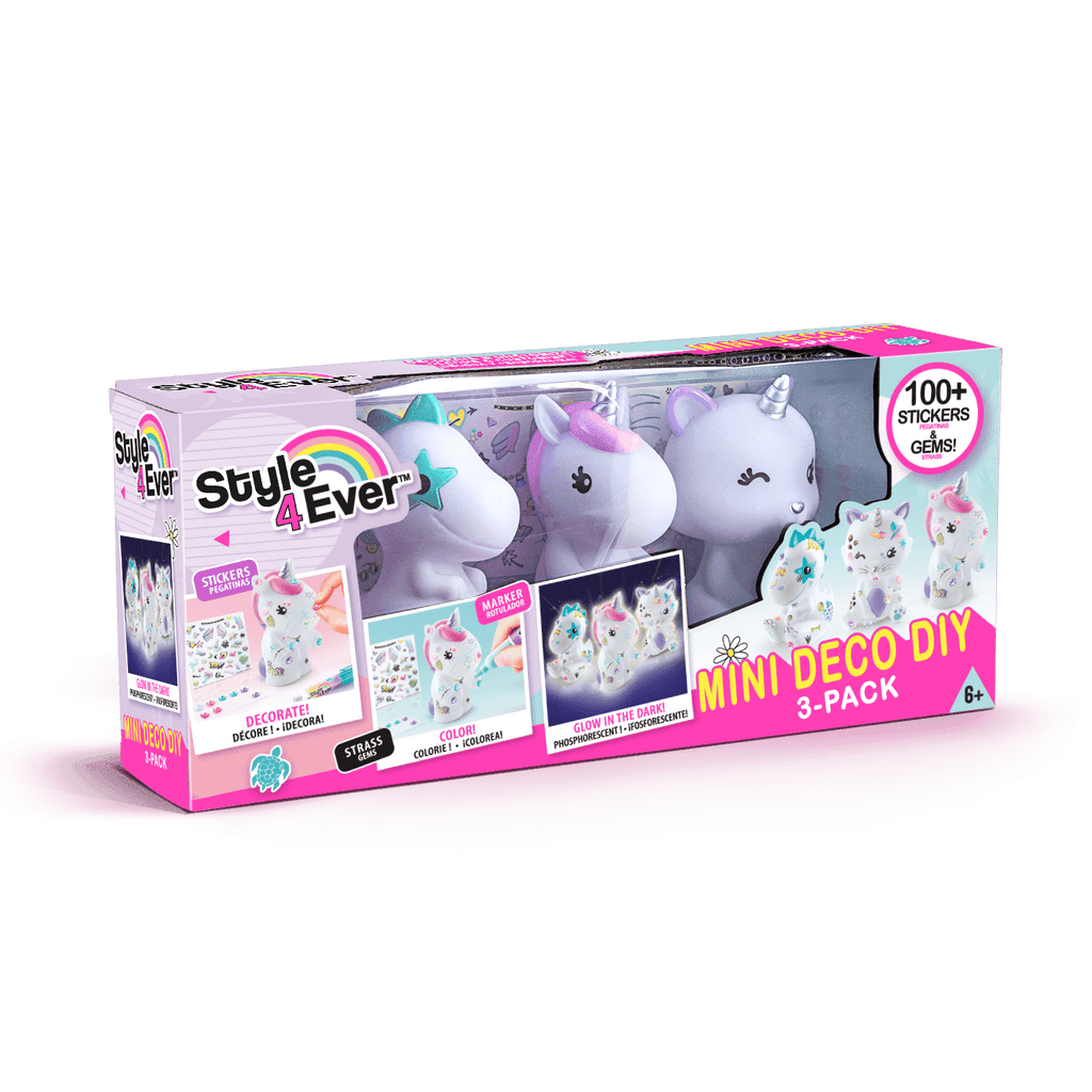 Mini Figuras para Decorar DIY Pack de 3 - Mini Deco DIY 3 Pack - Style 4 Ever - OFG 245 - CanalToys