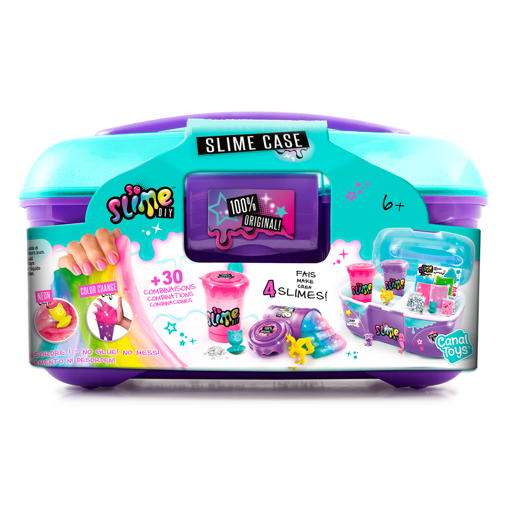 Mini Maletín de Slime que Brilla en la Oscuridad y Cambia de Color - Mini Slime Case Glow in the Dark and Colour Change - So Slime - SSC 049 - CanalToys