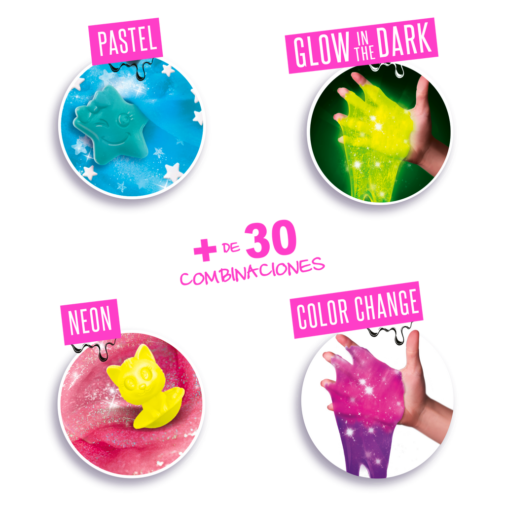 Mini Maletín de Slime que Brilla en la Oscuridad y Cambia de Color - Mini Slime Case Glow in the Dark and Colour Change - So Slime - SSC 049 - CanalToys