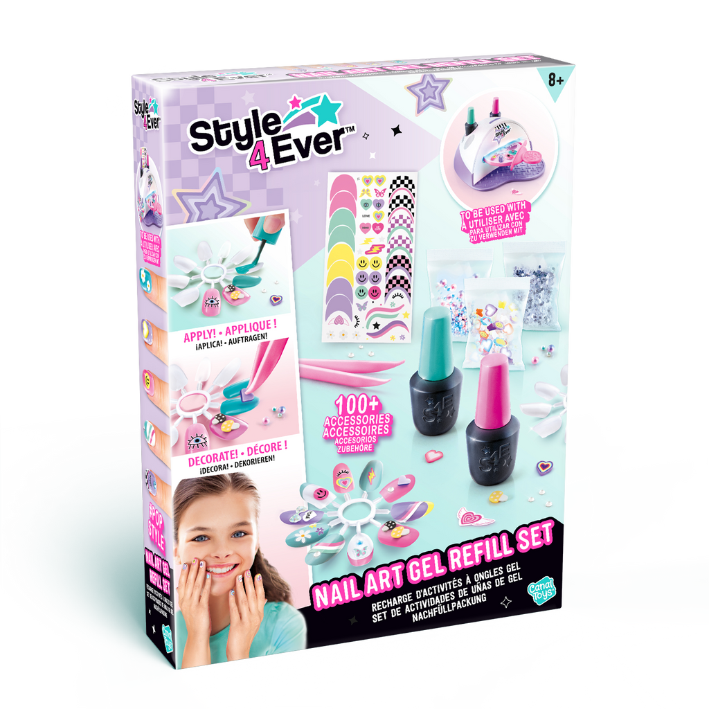 Nail Art Gel Kit de recambios - Nail Art Gel Refill kit - Style 4 Ever - OFG324 - CanalToys