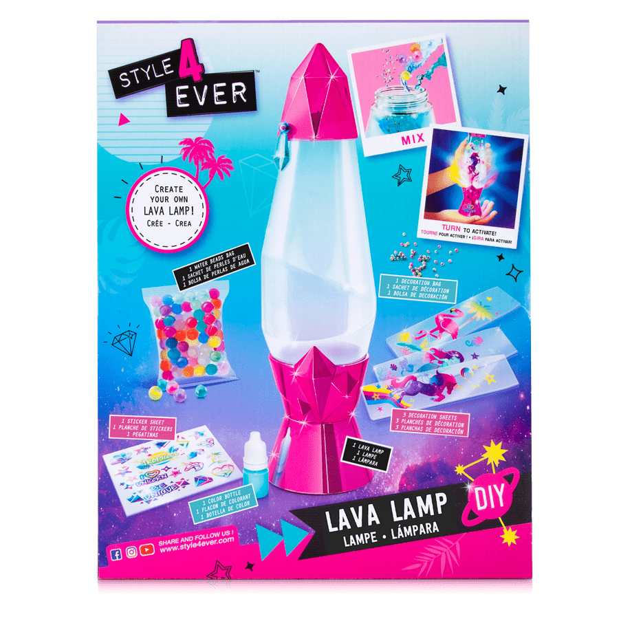 Lámpara de Lava DIY - Lava Lamp DIY Style 4 Ever - OFG180 - CanalToys