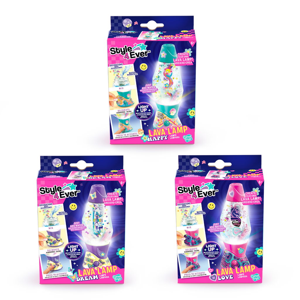 Mini Lámpara de Lava DIY - Mini Lava Lamp DIY - Style 4 Ever - OFG234 - CanalToys