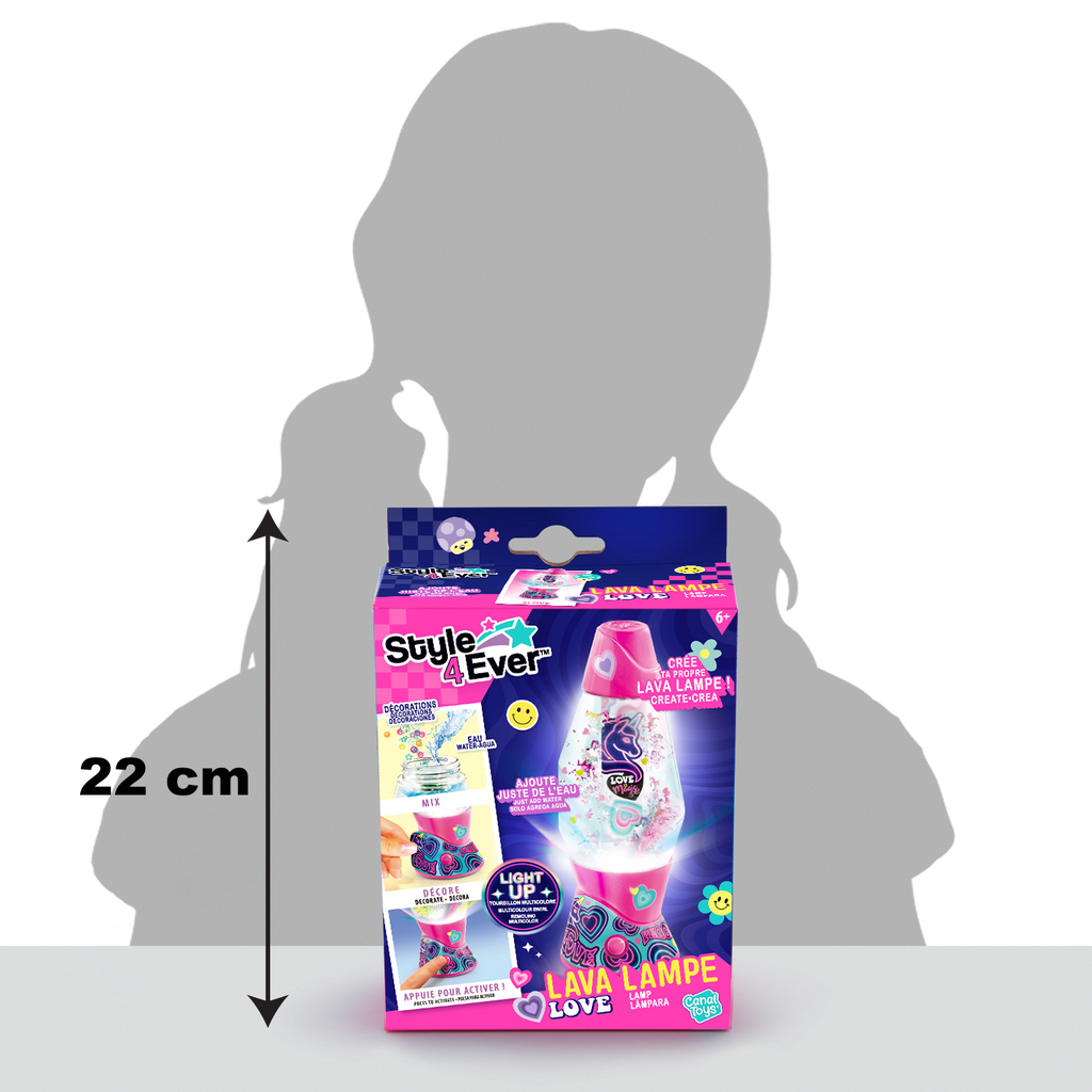 Mini Lámpara de Lava DIY - Mini Lava Lamp DIY - Style 4 Ever - OFG234 - CanalToys