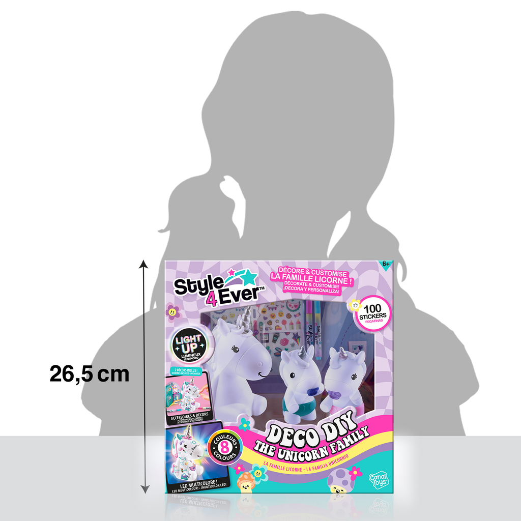 La Familia Unicornio DIY - Unicorn Family - Style 4 Ever - OFG287 - CanalToys