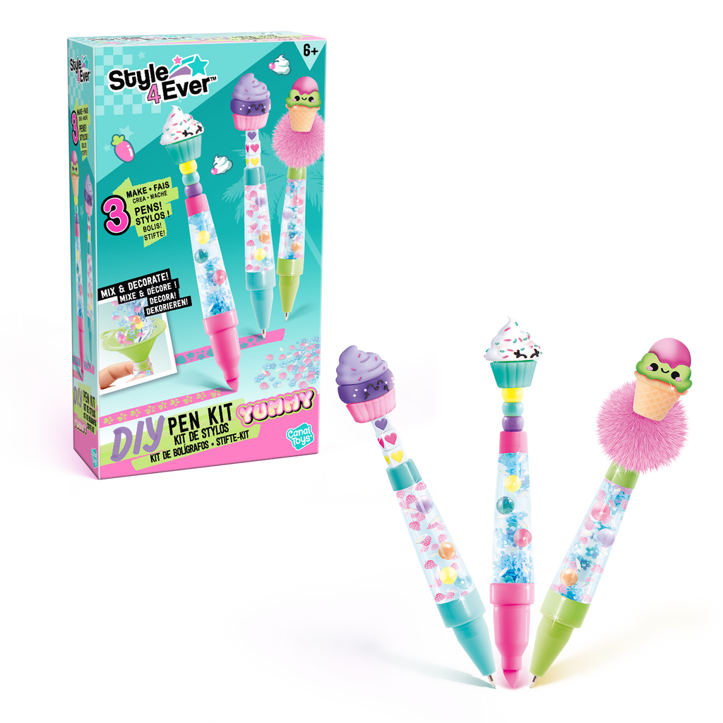 Pack Subrayador y Bolígrafos DIY - Style 4 Ever - OFG349 - CanalToys