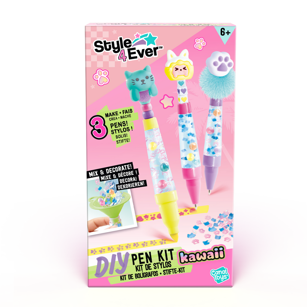 Pack Subrayador y Bolígrafos DIY - Style 4 Ever - OFG349 - CanalToys