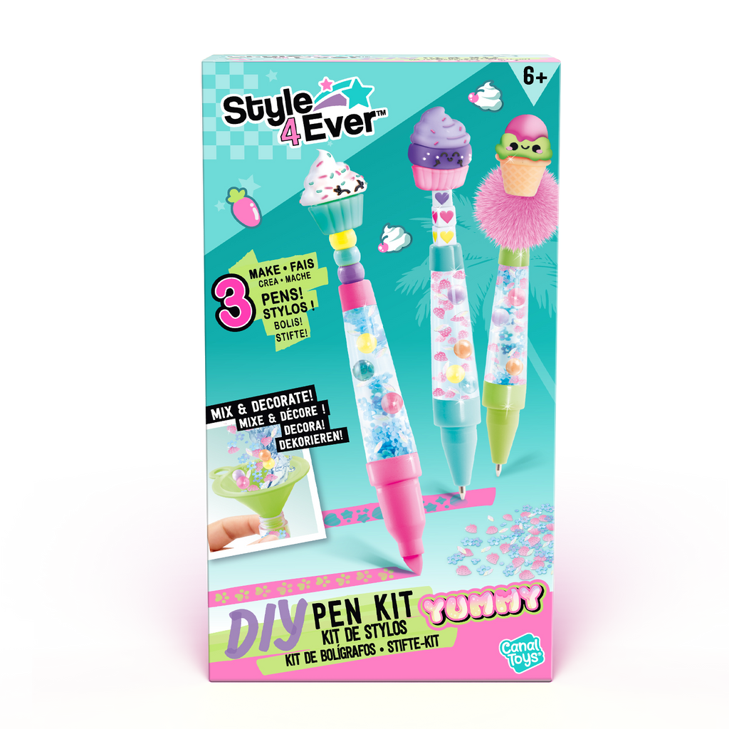 Pack Subrayador y Bolígrafos DIY - Style 4 Ever - OFG349 - CanalToys