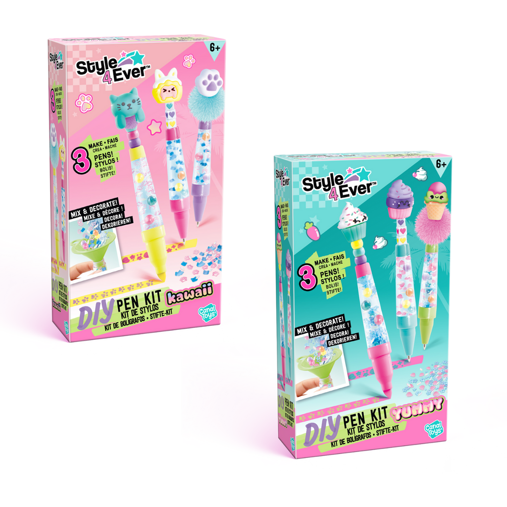 Pack Subrayador y Bolígrafos DIY - Style 4 Ever - OFG349 - CanalToys