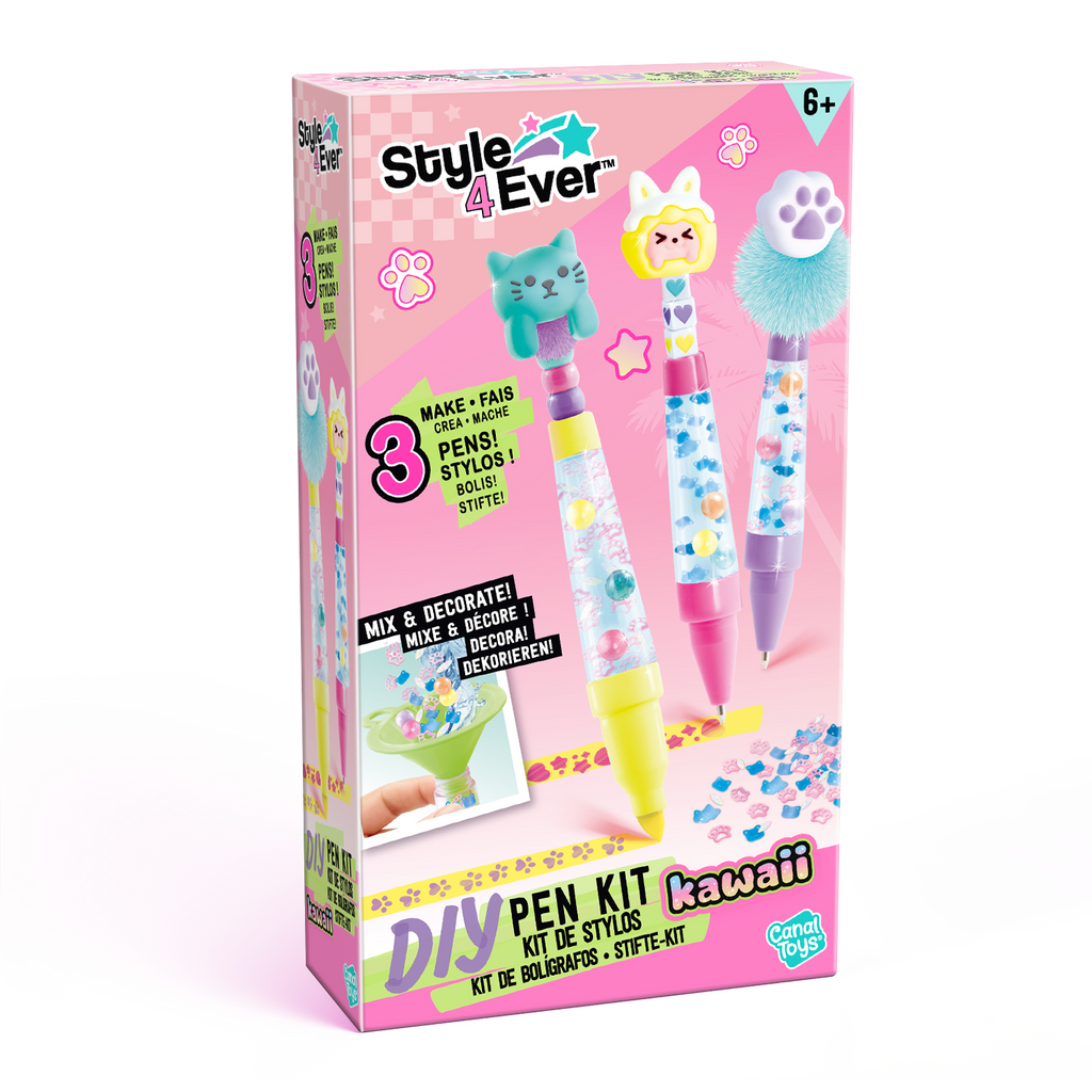 Pack Subrayador y Bolígrafos DIY - Style 4 Ever - OFG349 - CanalToys