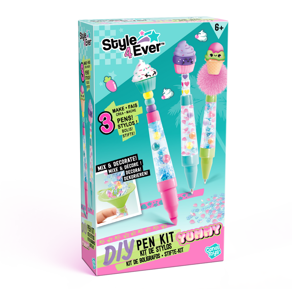 Pack Subrayador y Bolígrafos DIY - Style 4 Ever - OFG349 - CanalToys