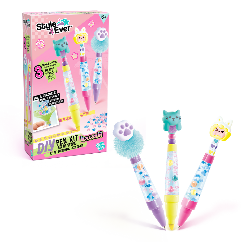 Pack Subrayador y Bolígrafos DIY - Style 4 Ever - OFG349 - CanalToys