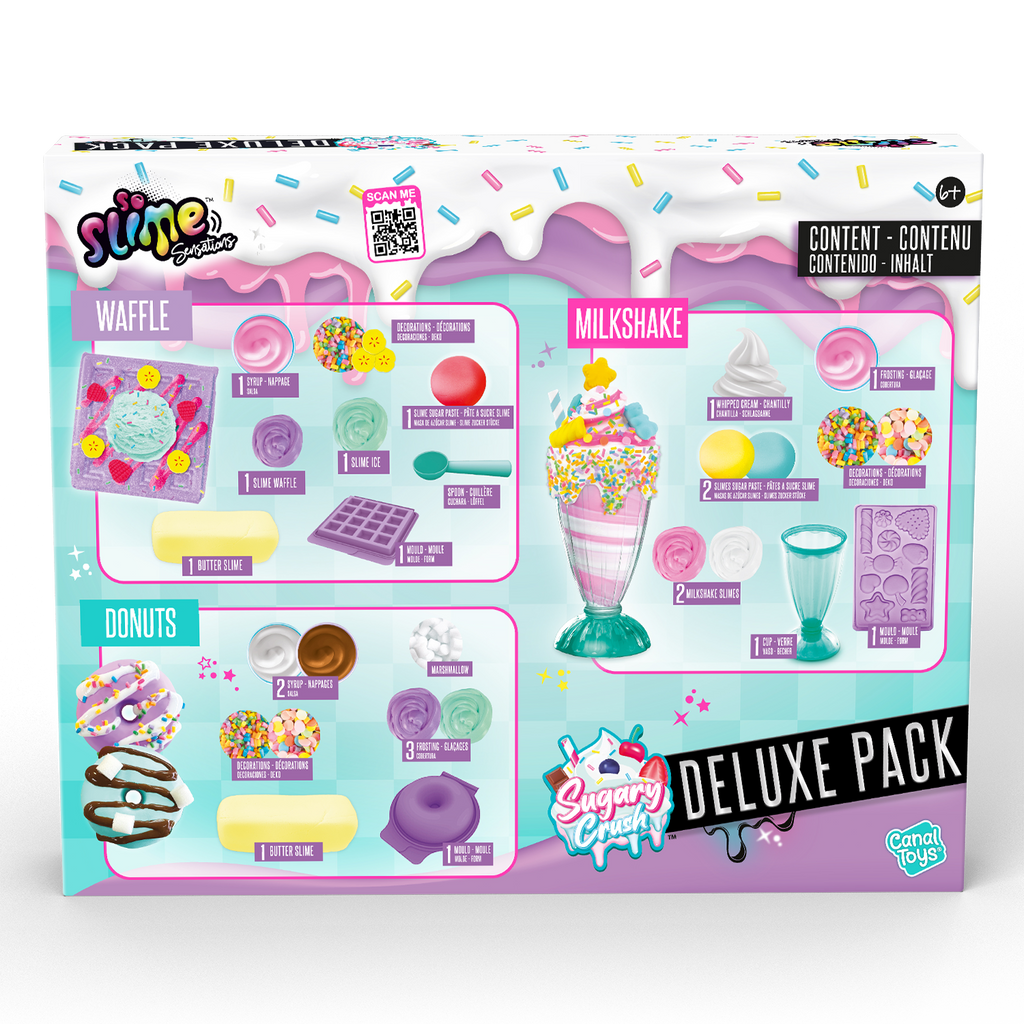 Pasteles de Slime Merendola - Sugary Crush Deluxe Pack - So Slime - SSC265 - CanalToys