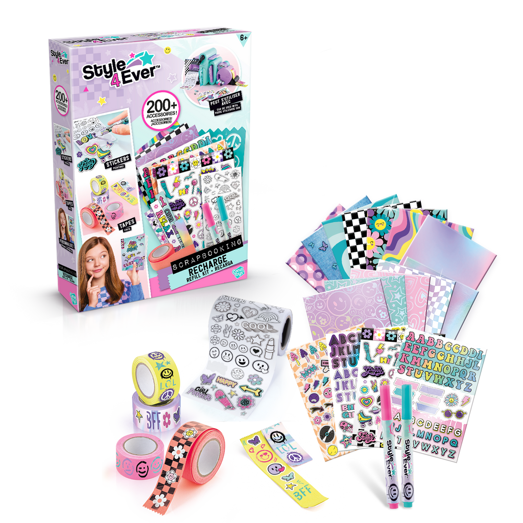 Repuesto Taller de decoración - Scrapbooking 3 in 1 Station Refill - Style 4 Ever - OFG283 - CanalToys
