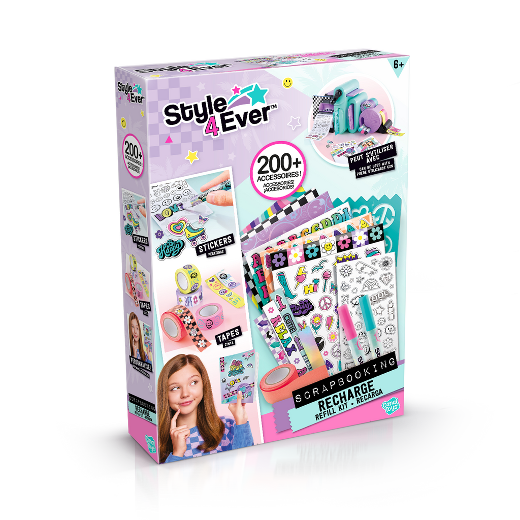 Repuesto Taller de decoración - Scrapbooking 3 in 1 Station Refill - Style 4 Ever - OFG283 - CanalToys