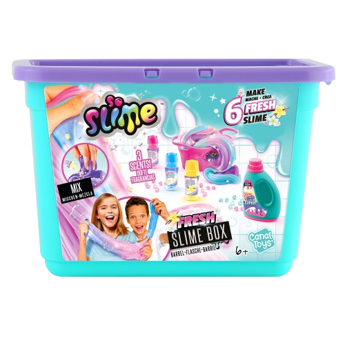 Kit de 6 Slimes Suavizantes - Fresh Slime Box - So Slime - SSC245 - CanalToys