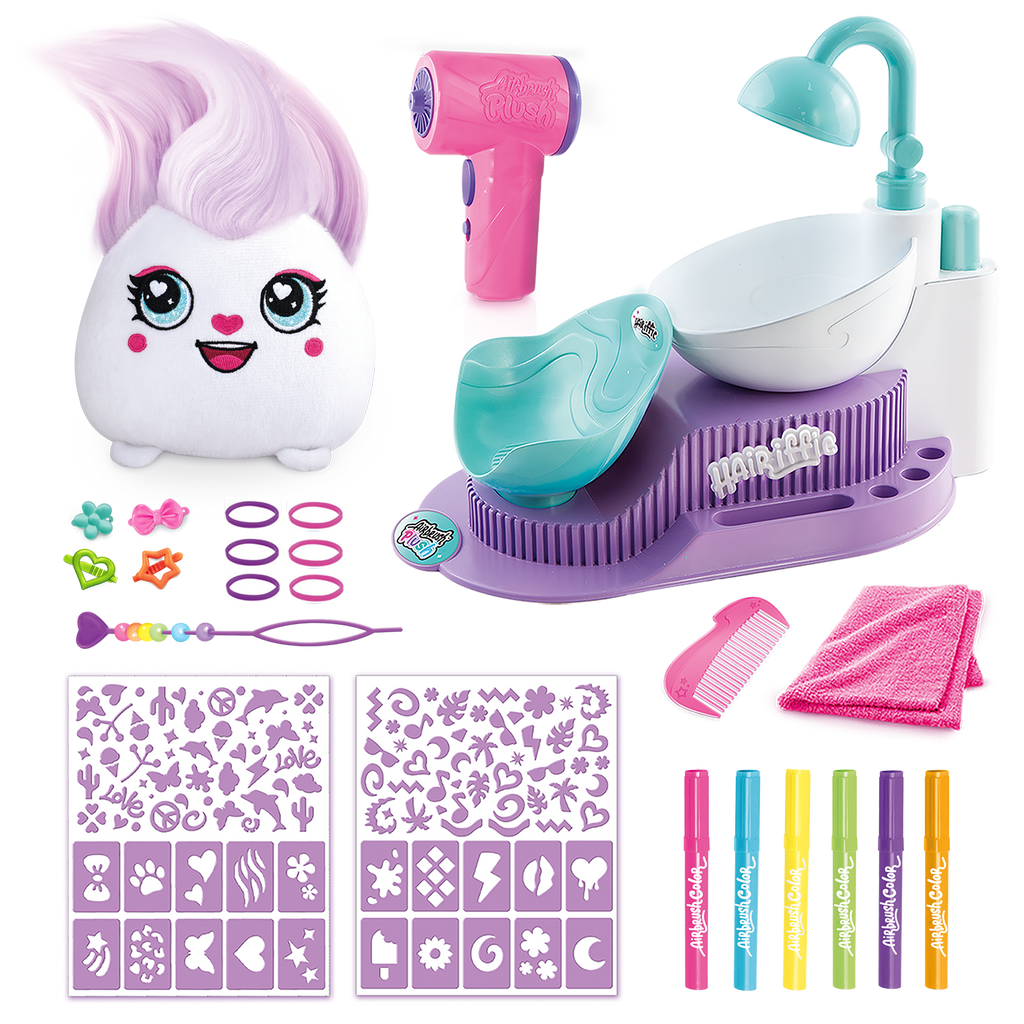 Salón de Peluquería Pelomenal - Airbrush Plush - AIR044 - CanalToys